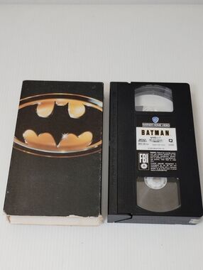Batman VHS Tape - Black and Gold